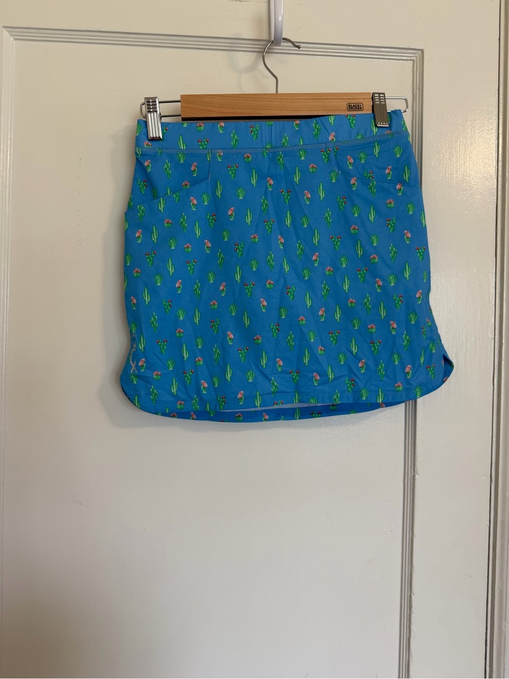 Ralph Lauren RLX Golf Large Skort Cactus Blue Tennis Pickleball Skirt Size Large